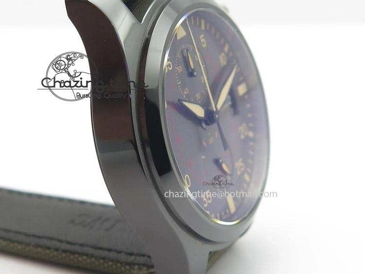 MIROTIME 0707 Pilot Top Gun Miramar IWC388002 ZF 1:1 Best Edition Ceramic Case On Nylon Strap A Practical 7345